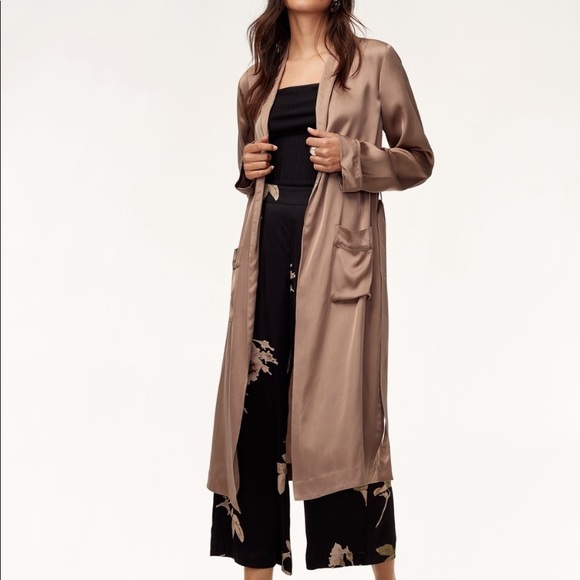 Wilfred Jackets & Blazers - Wilfred Pillier Silk/Viscose Duster Robe, M